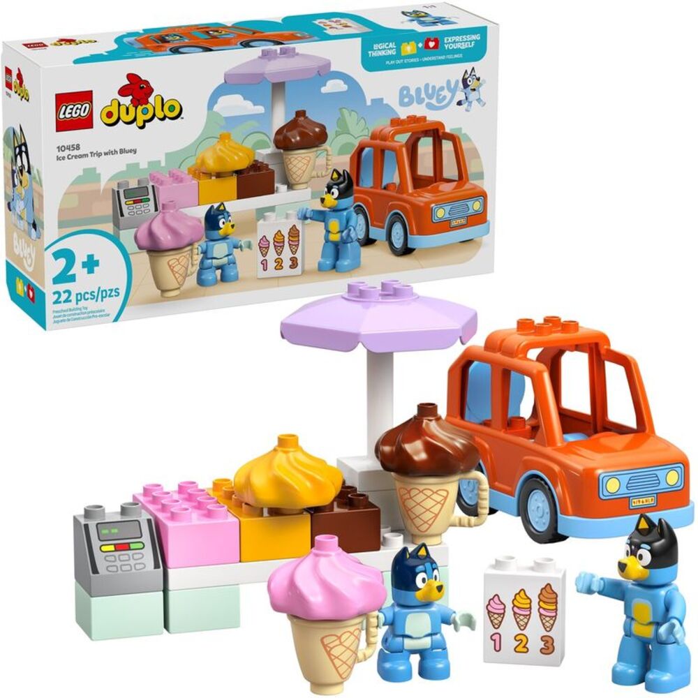 LEGO® DUPLO® Bluey Ice Cream Trip with Bluey 10458 COLLECTIBLES